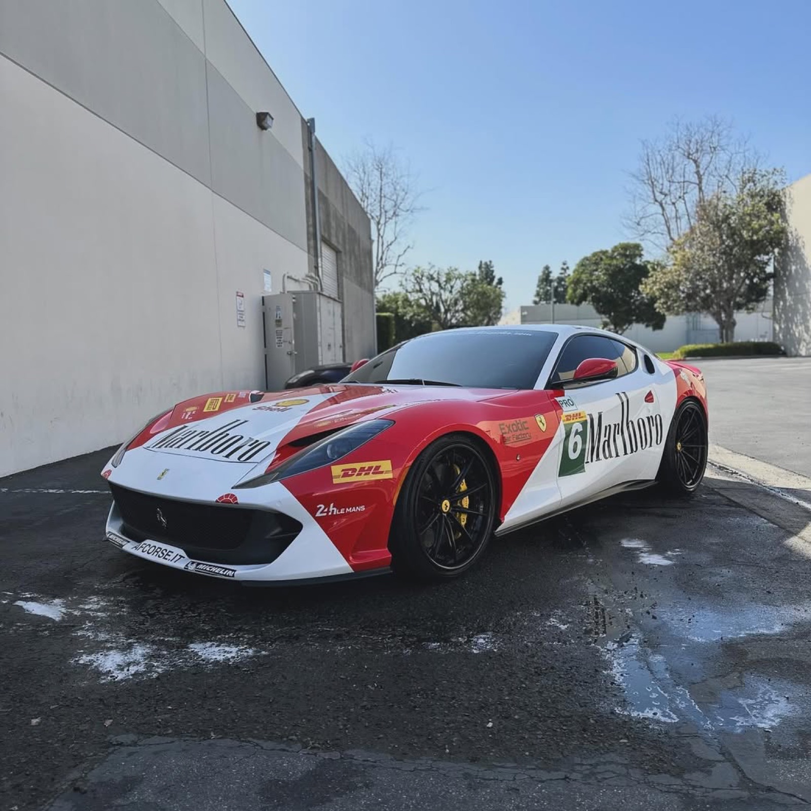 Ferrari 812 Le Mans livery wrap