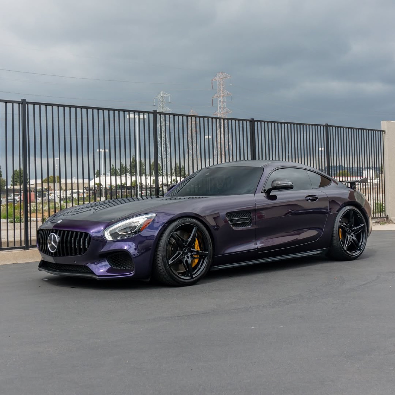 AMG GT color-shift wrap
